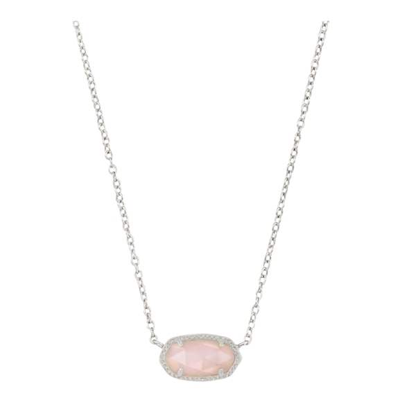 Kendra Scott Jewelry - Kendra Scott. Elisa Elegant  Silver and Pink Pendant Necklace. NWT.